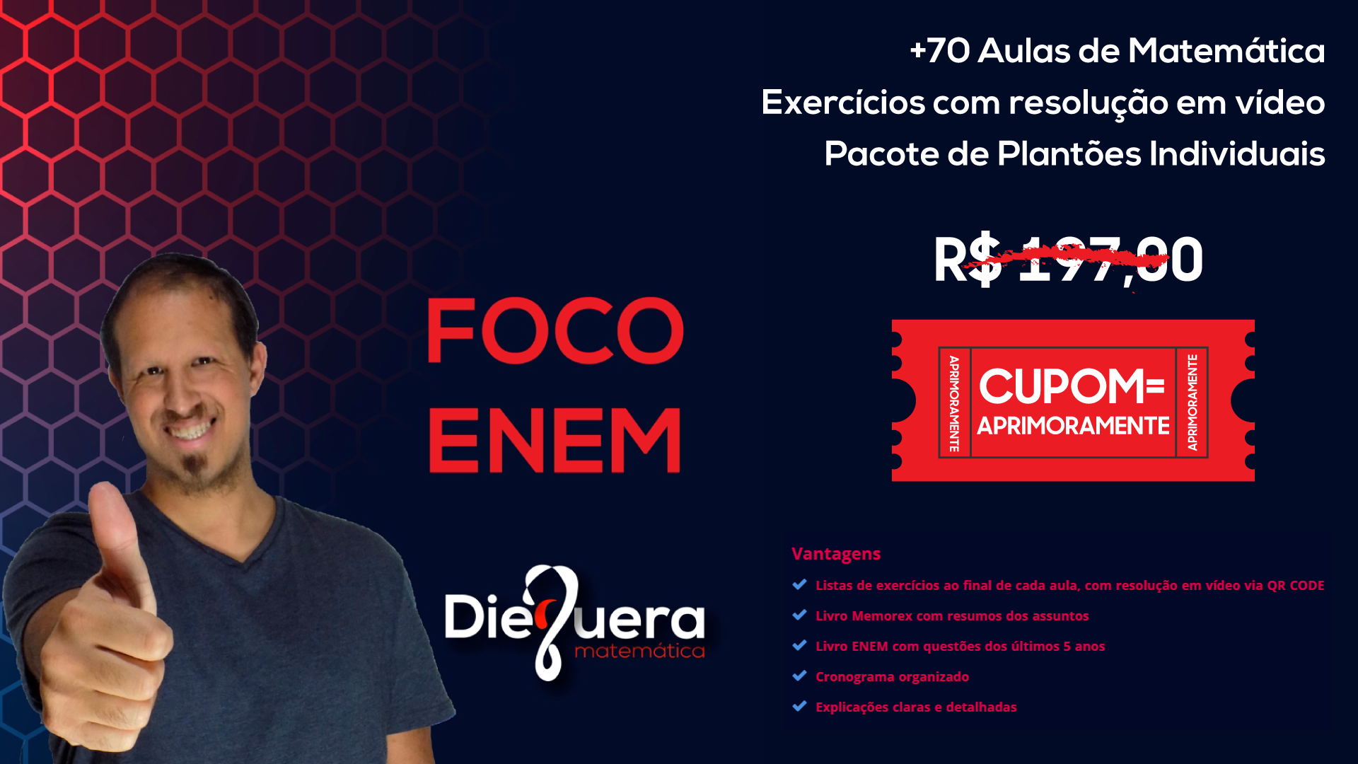 Banner - FOCO ENEM MATEMÁTICA - CURSO DE REVISÃO ENEM 2020